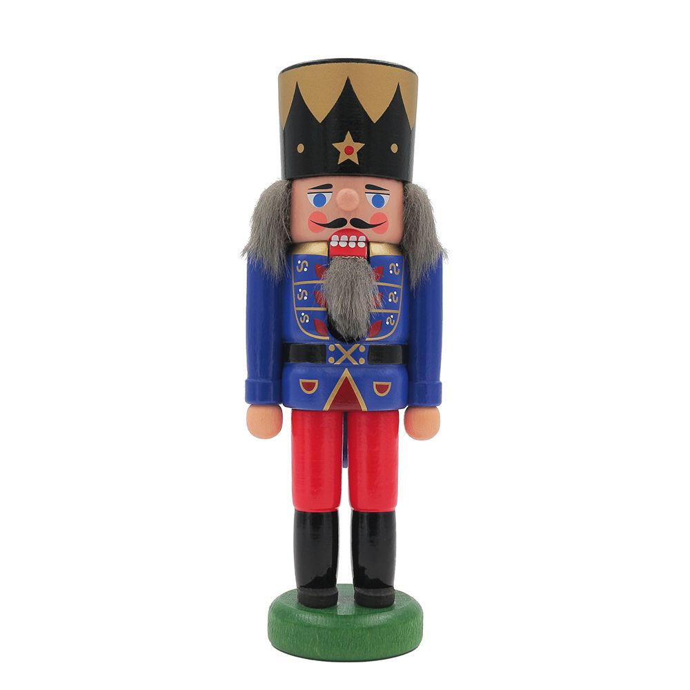 NUSSKNACKER 13 cm König dunkelblau - Multicolor, Metall (0.1/15/0.1cm)