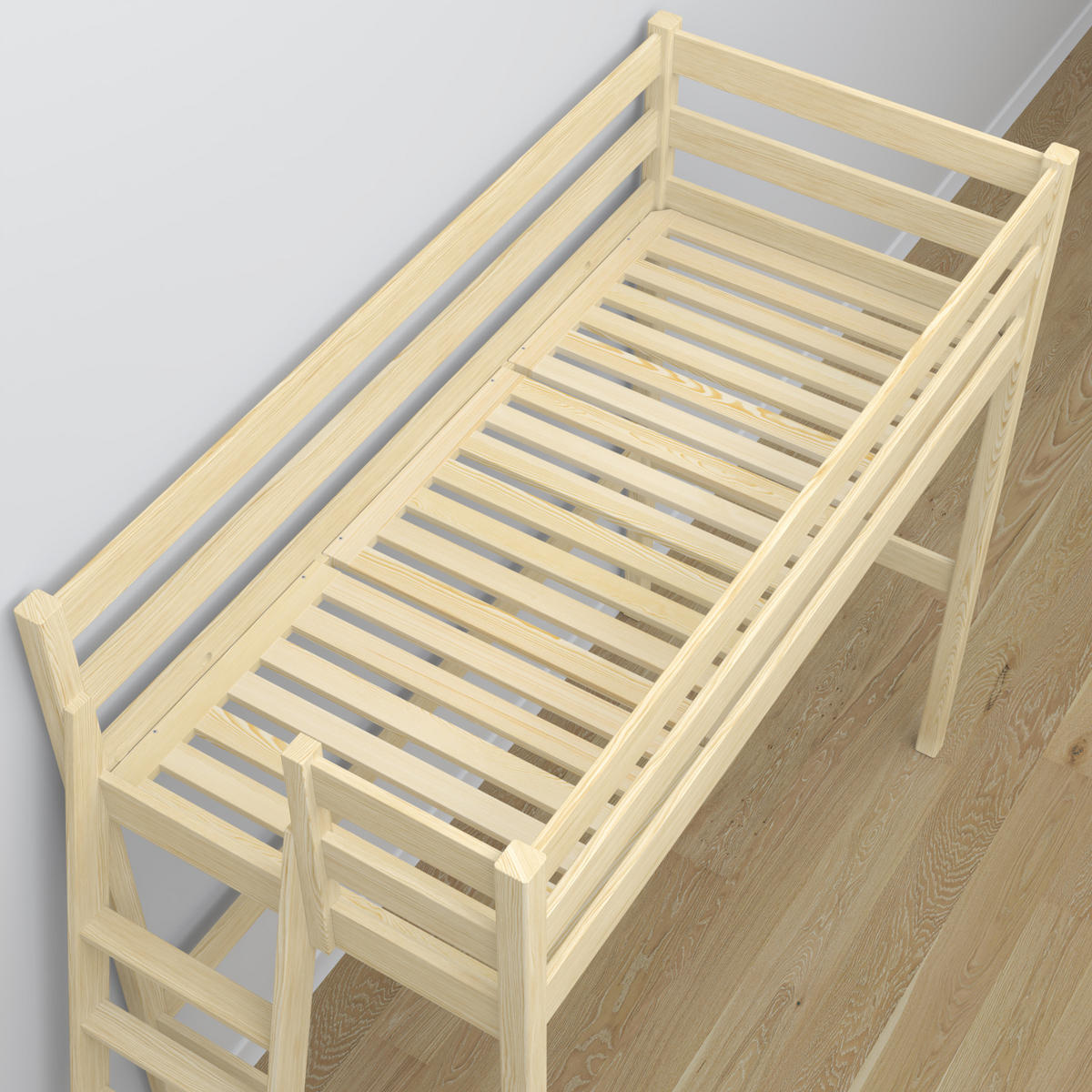 HOCHBETT N02 Klare Kiefer 80/200 - Braun, Naturmaterialien/Holz (80/200cm) - N-Wood