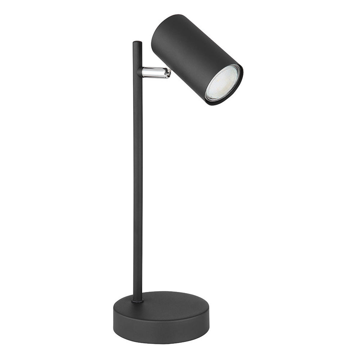 TISCHLEUCHTE Schwarz Chrom beweglicher Spot - Schwarz, Metall (12/12/35cm) - Globo Lighting