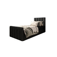 BOXBETT Adelle V Schwarz 100x200 cm - Schwarz, Textil (100/200cm) - B&B Home
