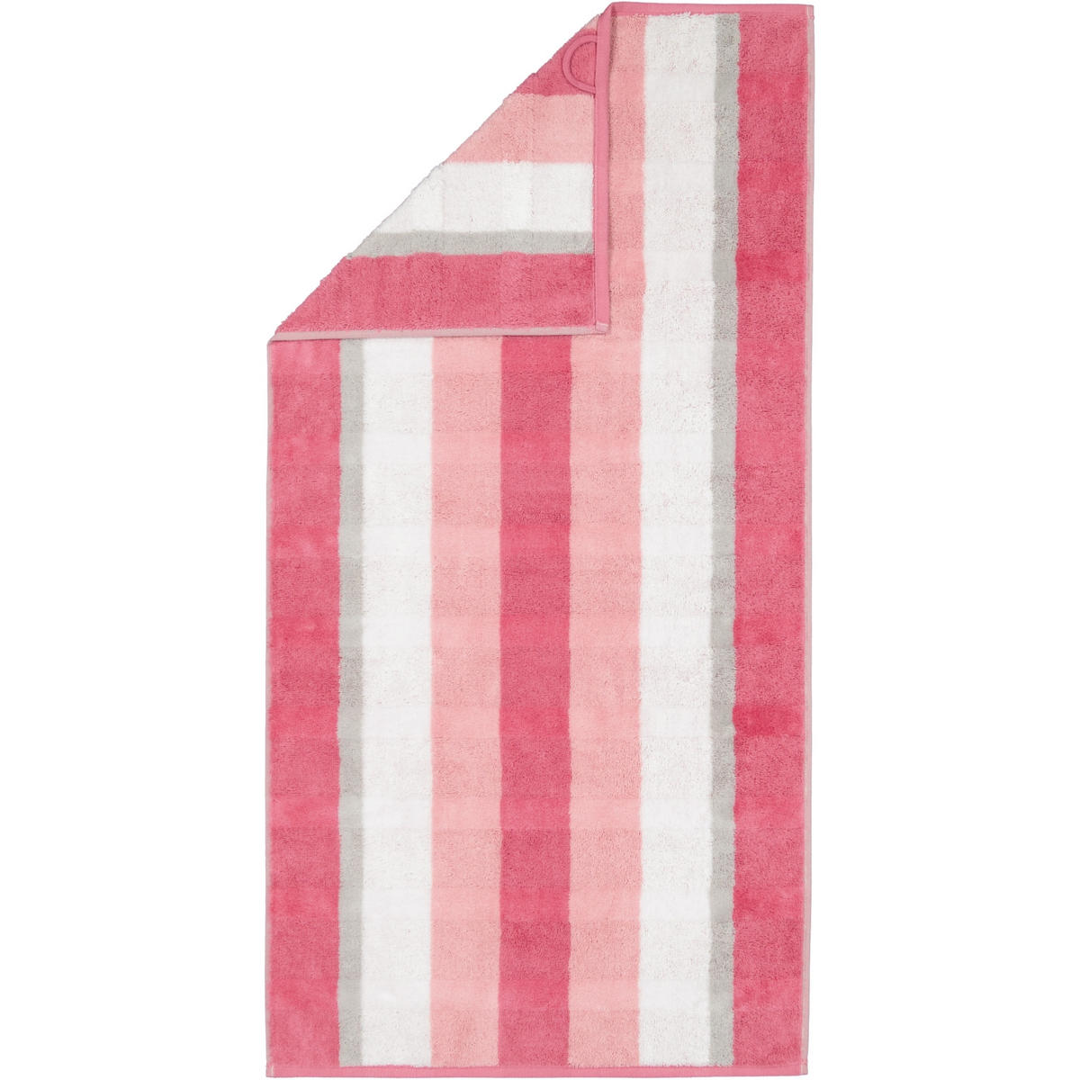 HANDTUCH NOBLESSE STRIPE 1087 ALTROSA - 22 - Rosa, Textil (50/100cm) - Cawoe