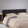 KOPFTEIL ELOWA 160X190 CM - Schwarz, Textil (161/59/6cm) - IDIMEX