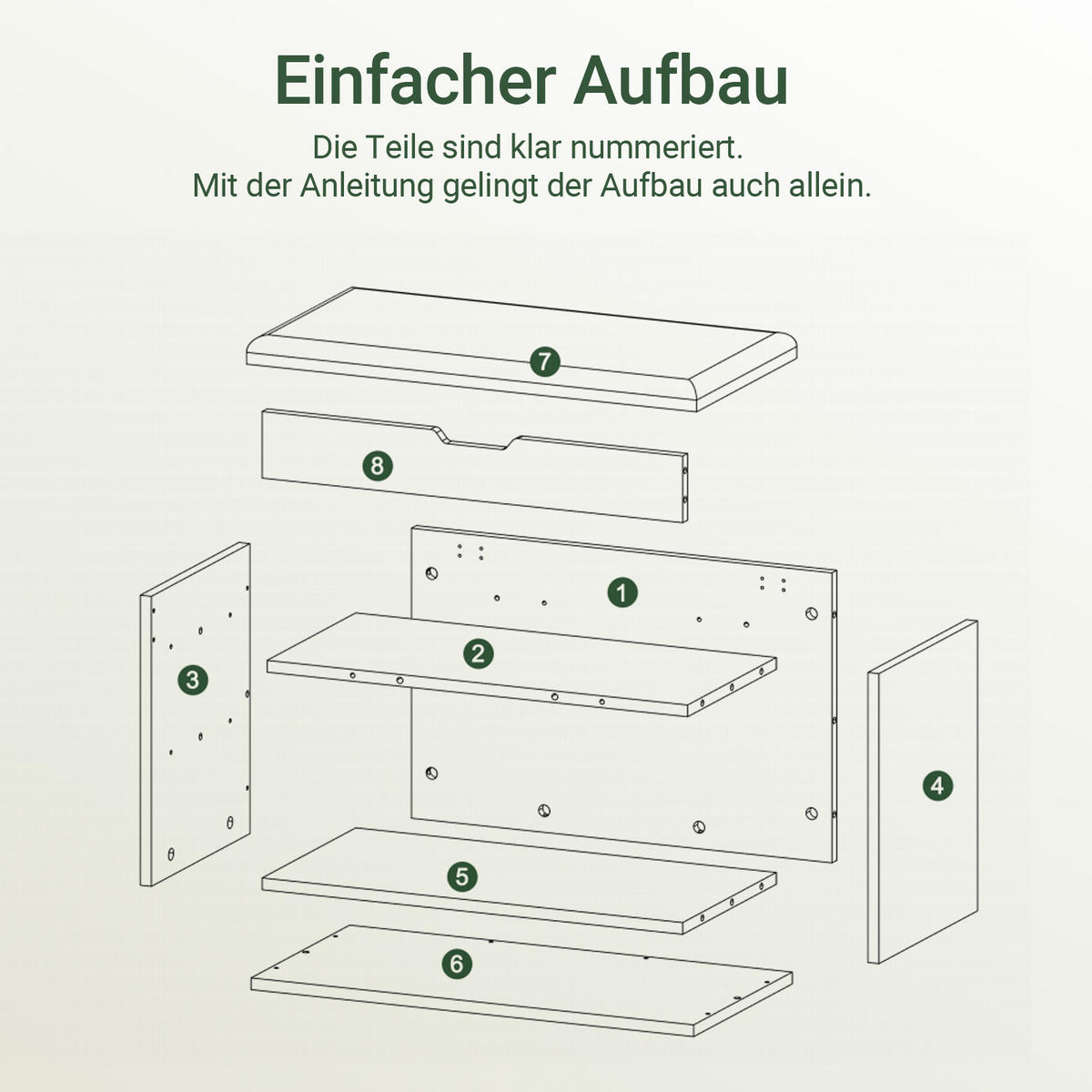 SCHUHBANK weiß, 60 cm breit, PU-Sitzpolster, 2 offene Böden für 6 Paar, bis 120 kg, Staufach unter der Sitzfläche - Weiß, Holzwerkstoff (60/44/30cm) - SoBuy