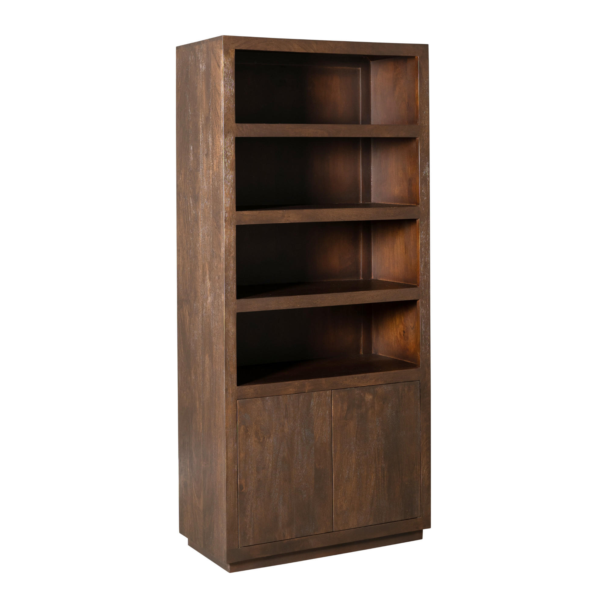 BÜCHERREGAL Brussel Braun 45/90/200 cm - Braun, Holz (90/200/45cm) - Starfurn