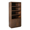BÜCHERREGAL Brussel Braun 45/90/200 cm - Braun, Holz (90/200/45cm) - Starfurn