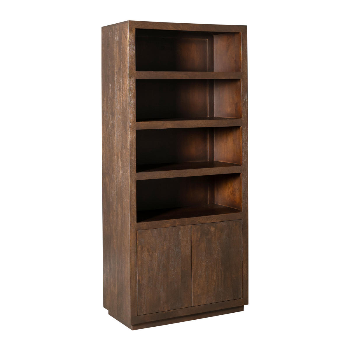 BÜCHERREGAL Brussel Braun 45/90/200 cm - Braun, Holz (90/200/45cm) - Starfurn