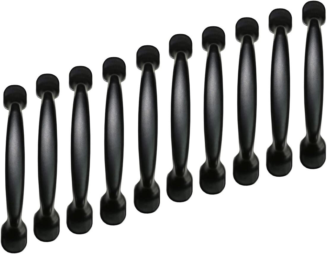 MÖBELGRIFF Schwarz 10er-Set 96 mm - Schwarz, Metall (1.5/2.4/13.1cm)