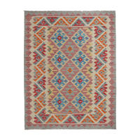 KELIM-TEPPICH handgewebt Gashgai Rosa 200/155 cm Schurwolle - Pink, Textil (155/200cm) - Looma