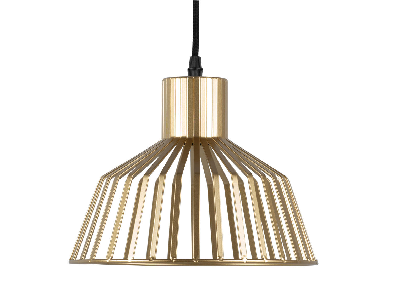 HANGELAMPE Lignes Wide 25/25/14 cm - Goldfarben, Metall (25/25/14cm) - Leitmotiv