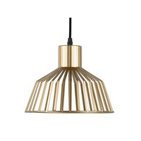 HANGELAMPE Lignes Wide 25/25/14 cm - Goldfarben, Metall (25/25/14cm) - Leitmotiv