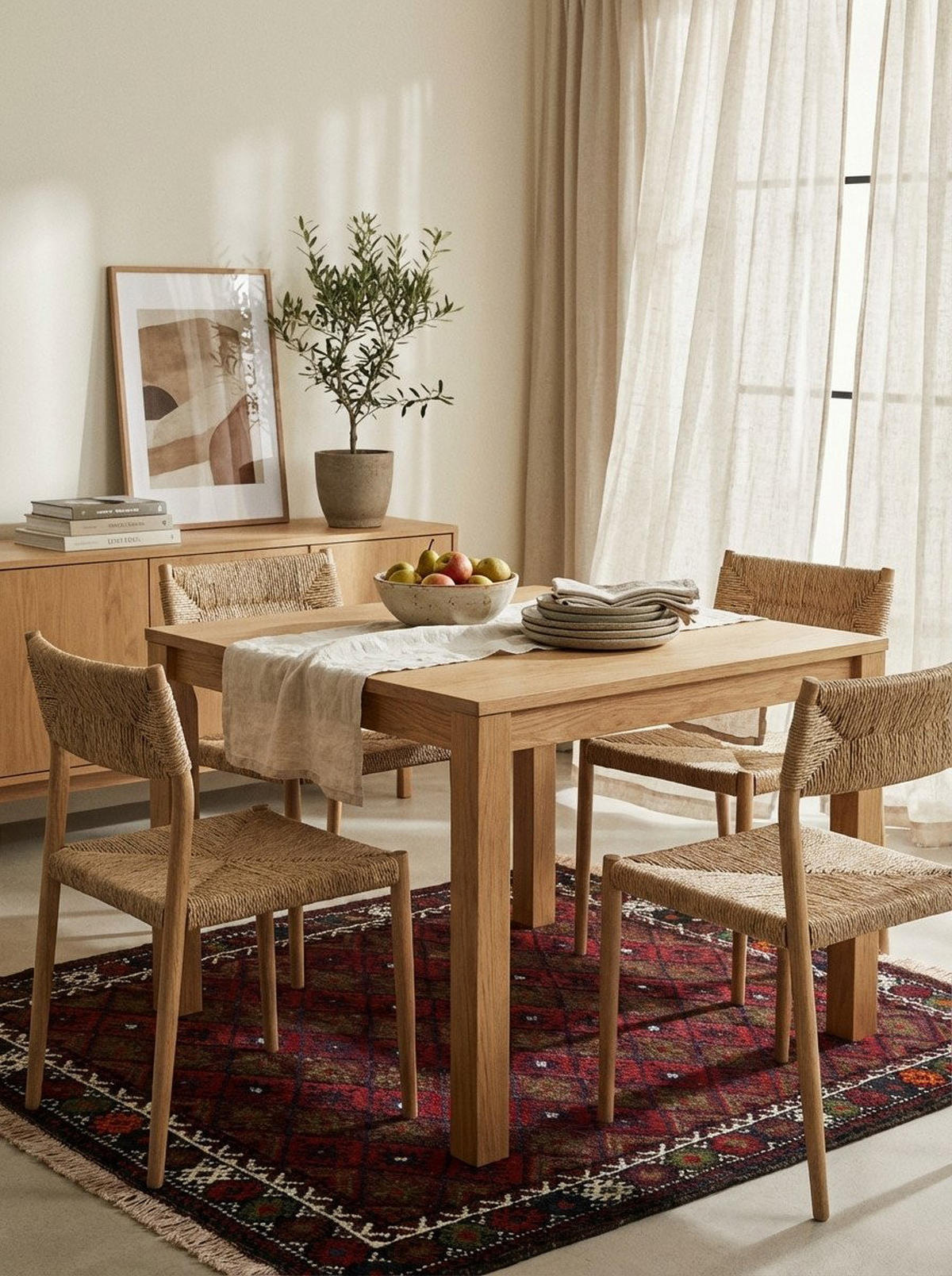 TEPPICH Gashgai Mehrfarbig 85/90 cm Schurwolle - Multicolor, Textil (90/85cm) - Looma