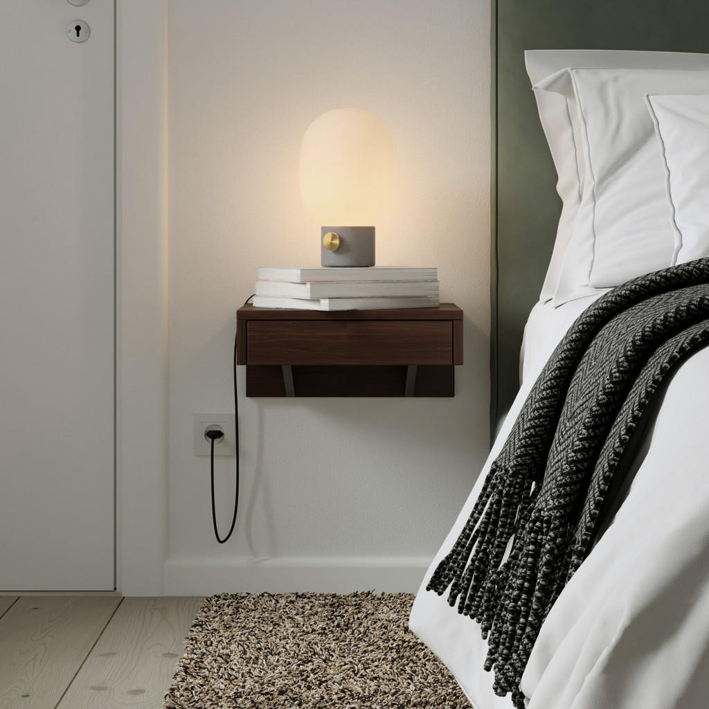 Thumbnail - Woodek Nachttisch, Braun, Holz, Echtholz,Birke, 40x18x30 cm, FSC 100%, Schlafzimmer, Nachttische
