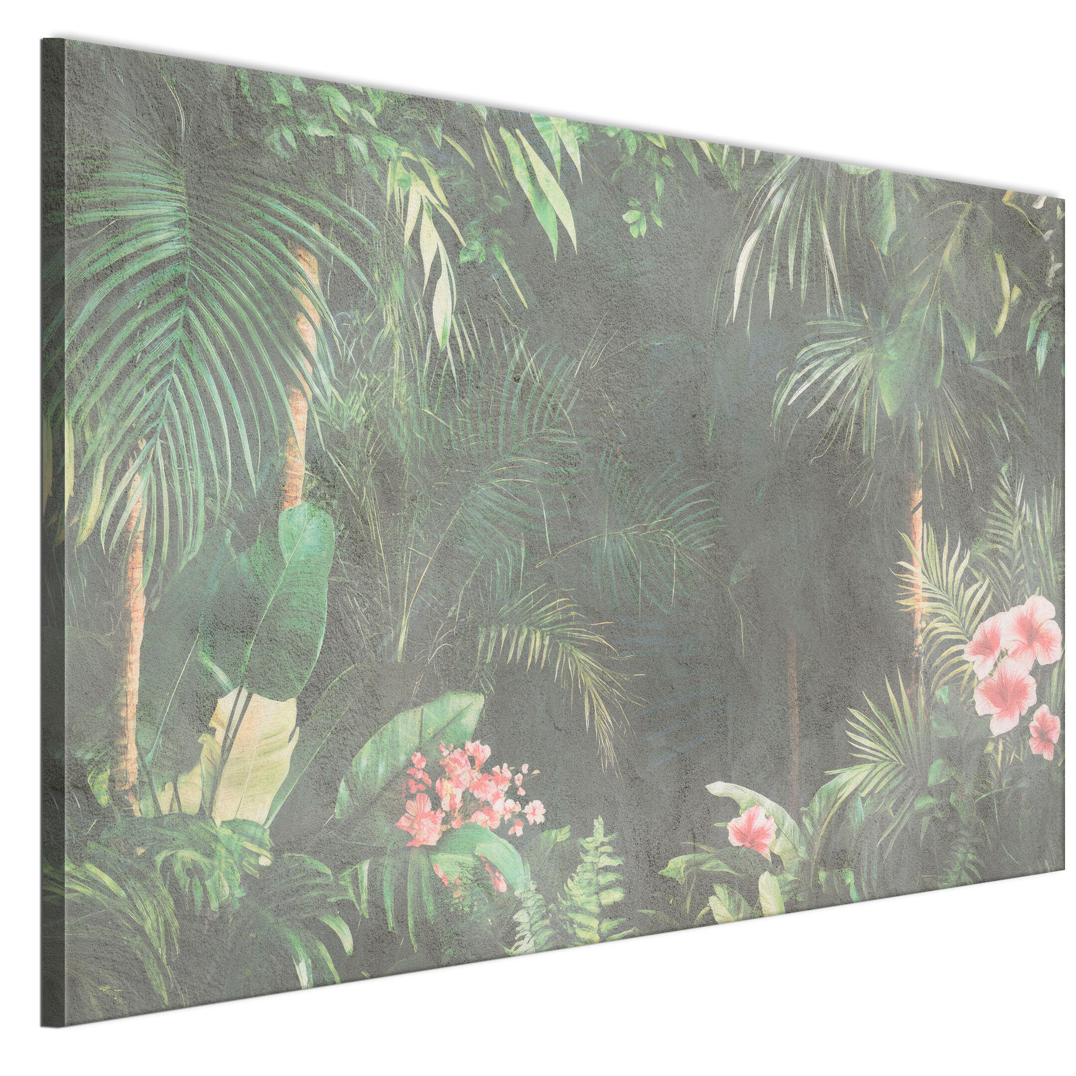 LEINWANDBILD Dschungel 90x60 cm - Multicolor, Holz (90/60cm) - LUMASOUL