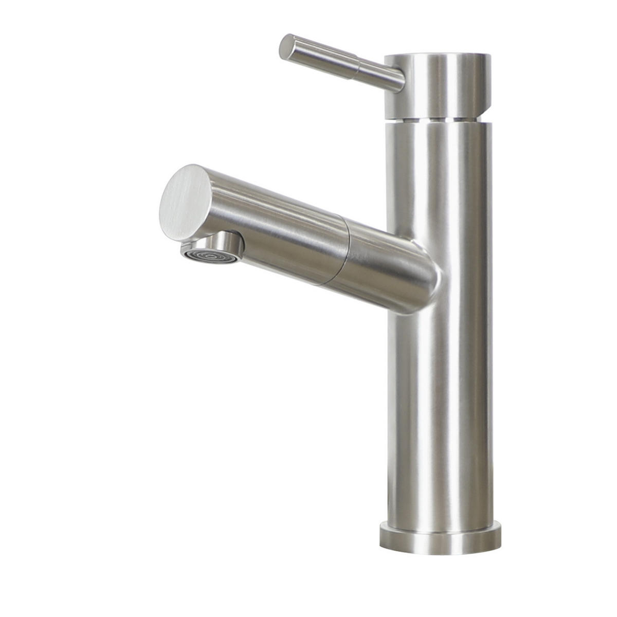 WASCHTISCHARMATUR LURLINE 16/5/21 cm - Silberfarben, Metall (5/21/16cm) - Nettlife