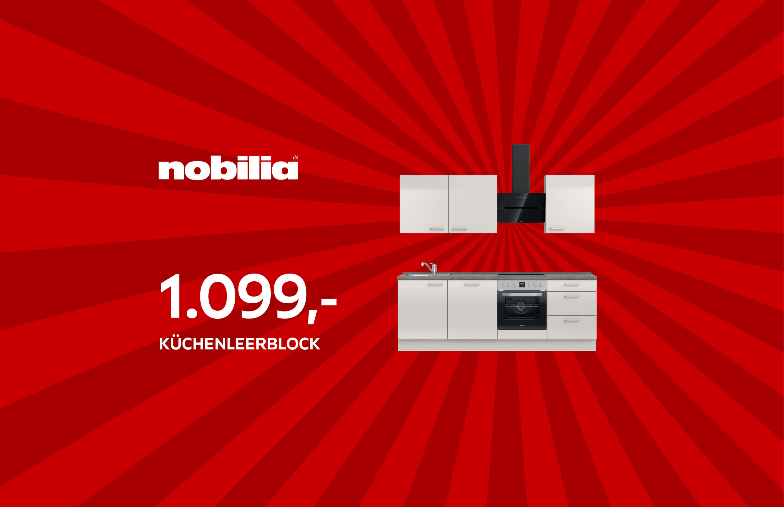 nobilia - 1.099,- Küchenleerblock