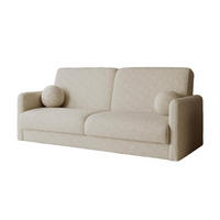 SOFA CLASSY 214cm breit in Boucle Ecru - Ecru, Holz/Holzwerkstoff (214/93/100cm) - Deine Möbel 24