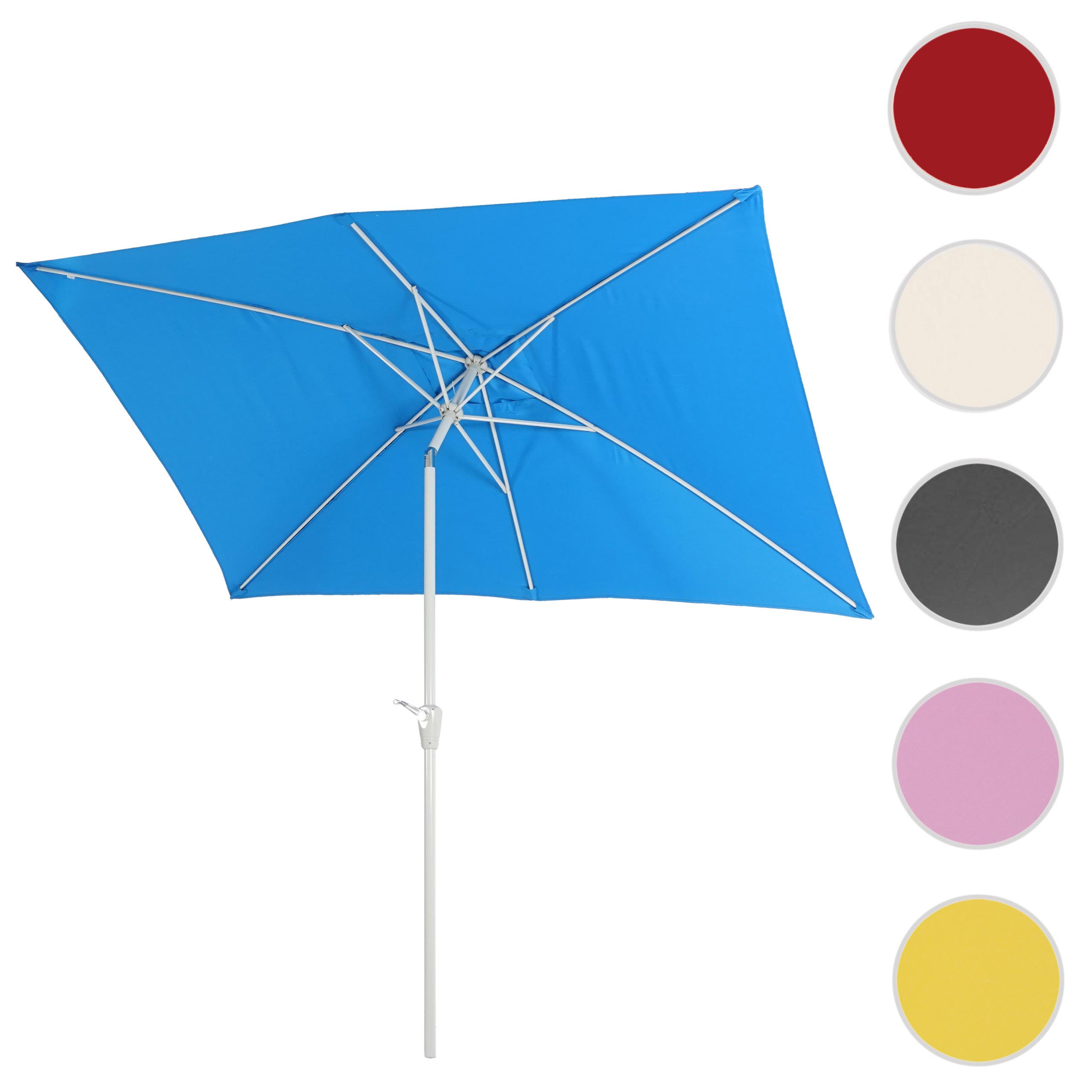 SONNENSCHIRM NEIGBAR Blau - Blau, Textil (192/295cm) - MCW