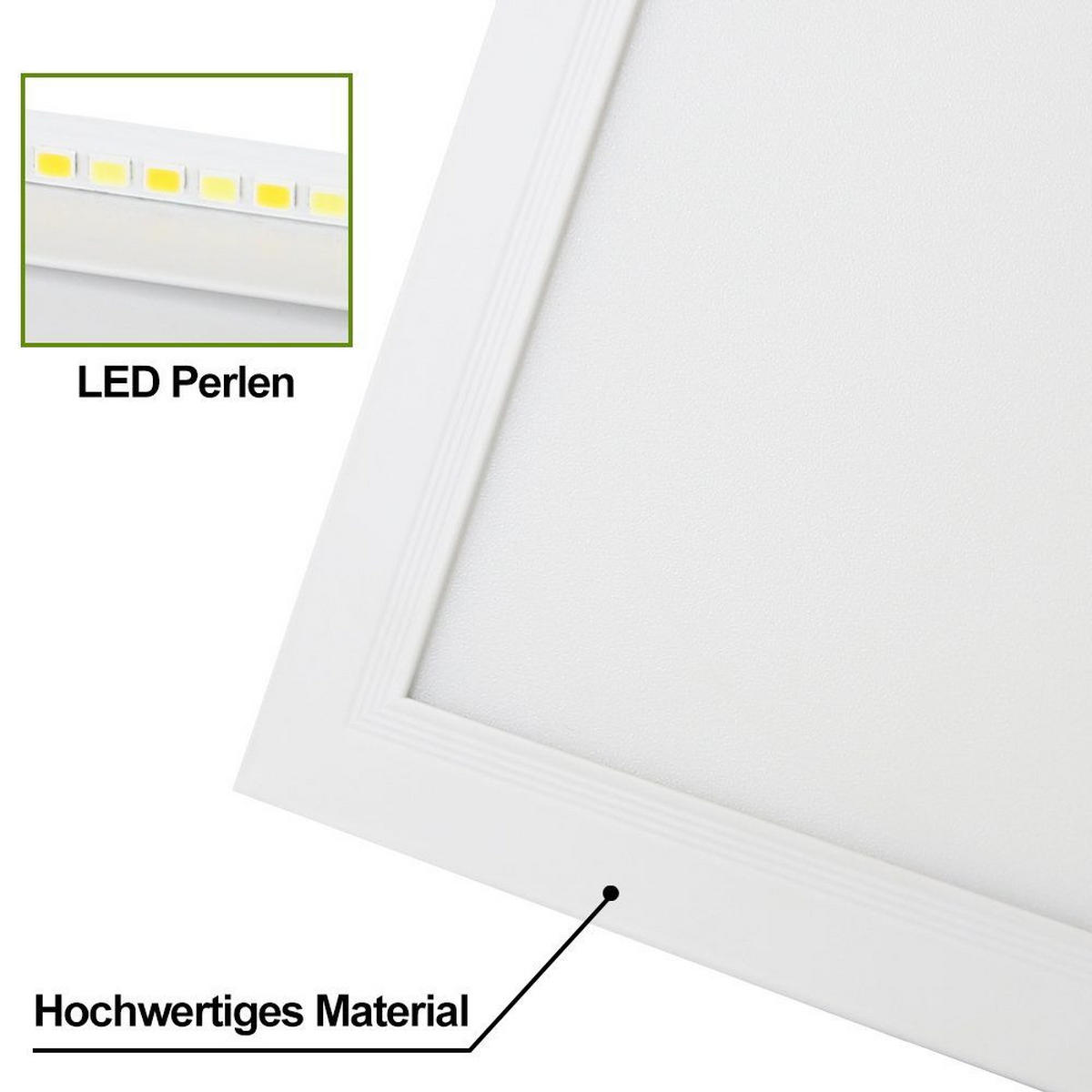LED-DECKENLEUCHTE Petra 100/25/1 cm - Weiß, Kunststoff (25/100/1cm) - Nettlife