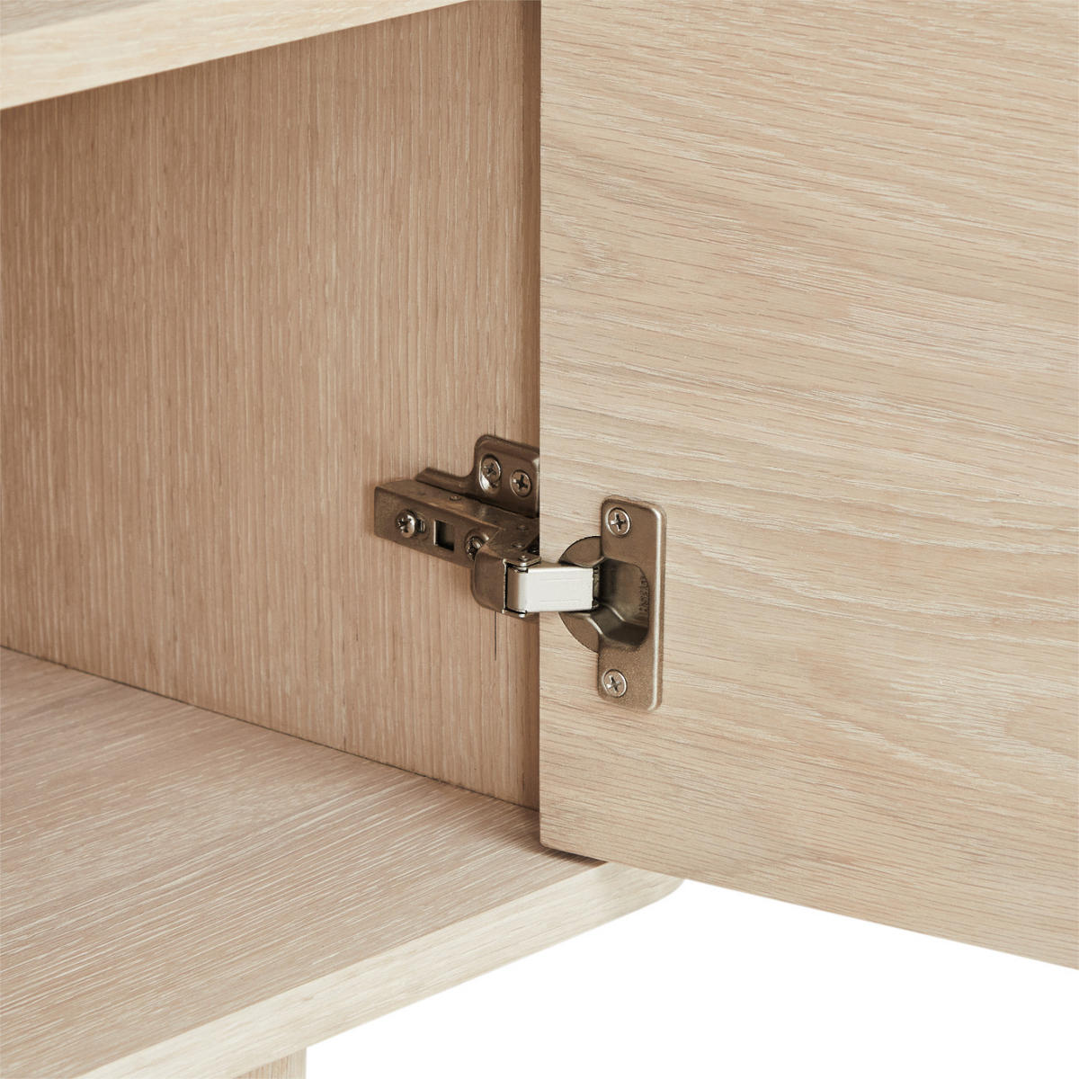 SIDEBOARD Eiche massiv - Eiche Bianco/Eichefarben, Holz/Holzwerkstoff (180/75/45cm) - Furnhouse