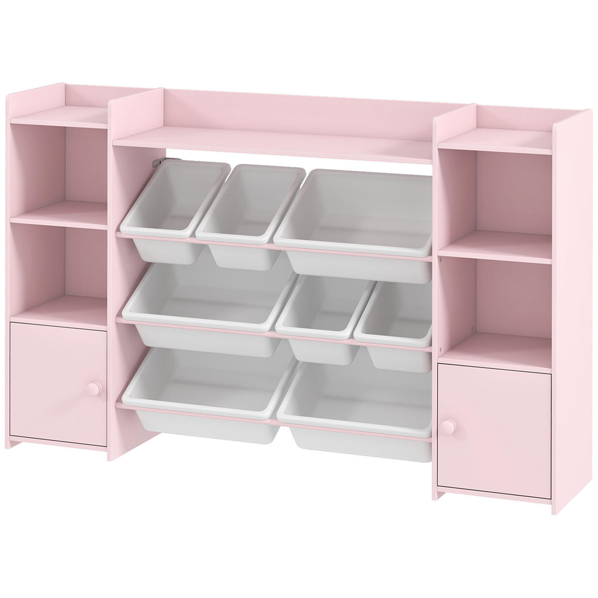 AUFBEWAHRUNGSREGAL DE-09562 Rosa - Pink, Holzwerkstoff (140/90/30cm) - ComfortXL