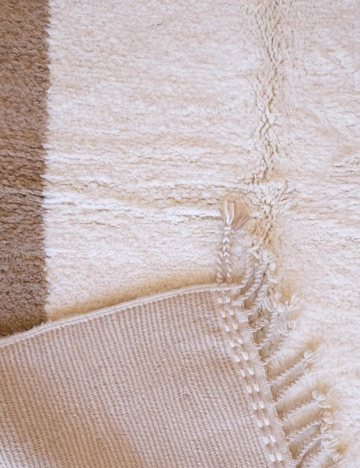 BERBERTEPPICH mit Grafikmuster 164x 252 cm - Beige, Naturmaterialien (164/252cm) - AFK Living