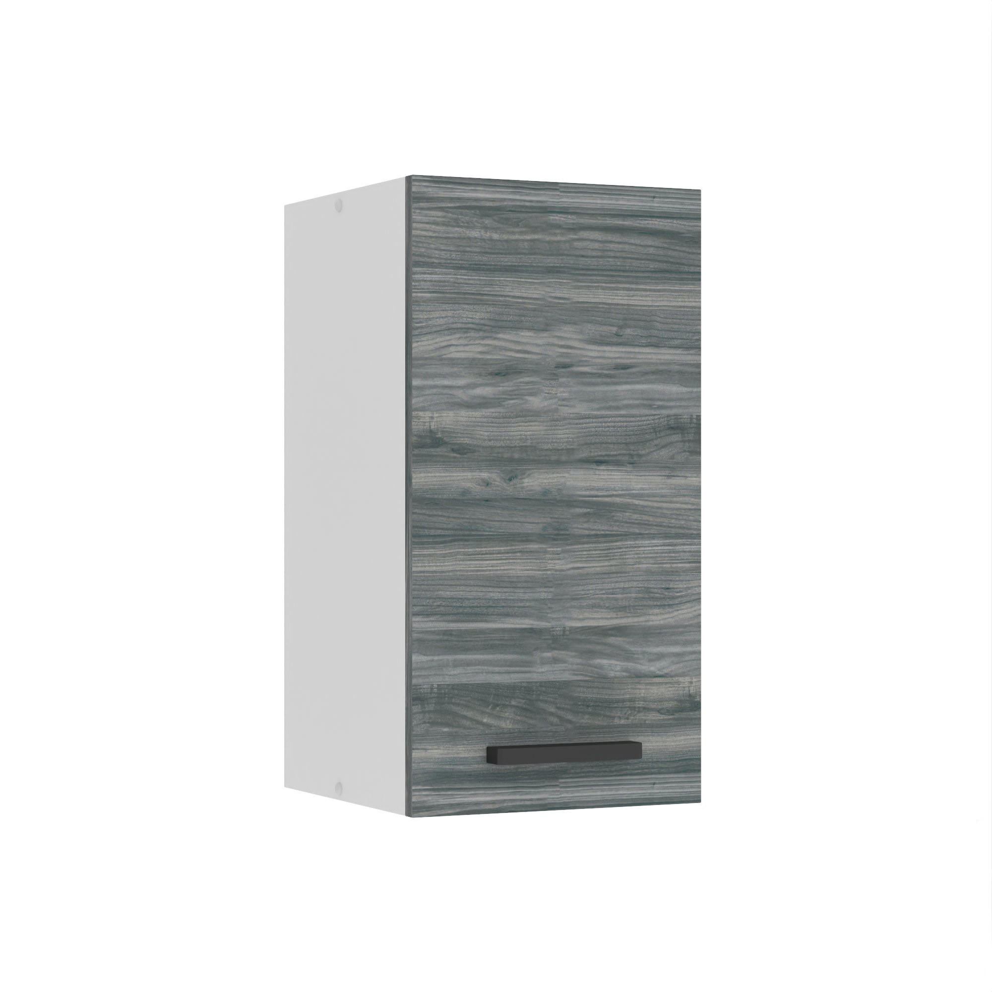 HÄNGESCHRANK SG 30 cm, mit 1 Tür, Glamour Wood - Hellgrau, Holz (30/58/29.6cm) - B BELINI GROUP