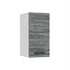 HÄNGESCHRANK SG 30 cm, mit 1 Tür, Glamour Wood - Hellgrau, Holz (30/58/29.6cm) - B BELINI GROUP