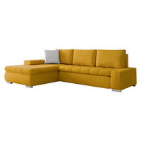 ECKSOFA Orkan Mini - Gelb, Holz/Textil (265/185cm) - MIRJAN24