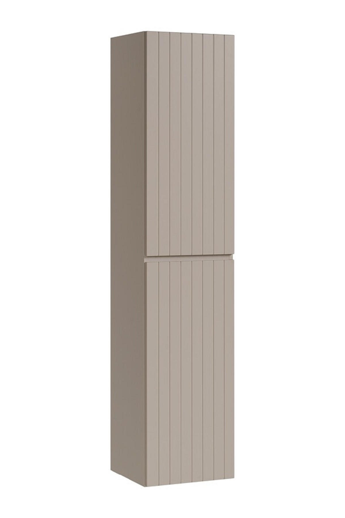 BADMÖBEL-SET 11 Teile - Iconic Cashmere I BM11 in Kaschmir Matt / Coast Evoke Eiche - Kaschmir, Holz (180/160/46cm)