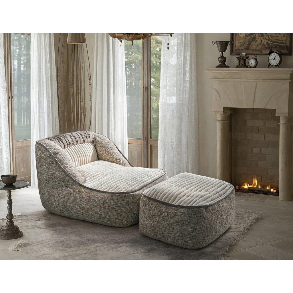 Thumbnail - Vercart Loungesessel, Beige, Textil, Mode, 1-Sitzer, 90x76x180 cm, CE, Wohnzimmer, Sessel