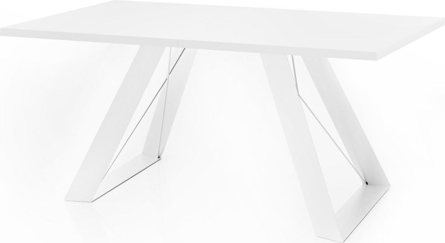 WFL Group Esstisch Weiß 240x76x80 cm