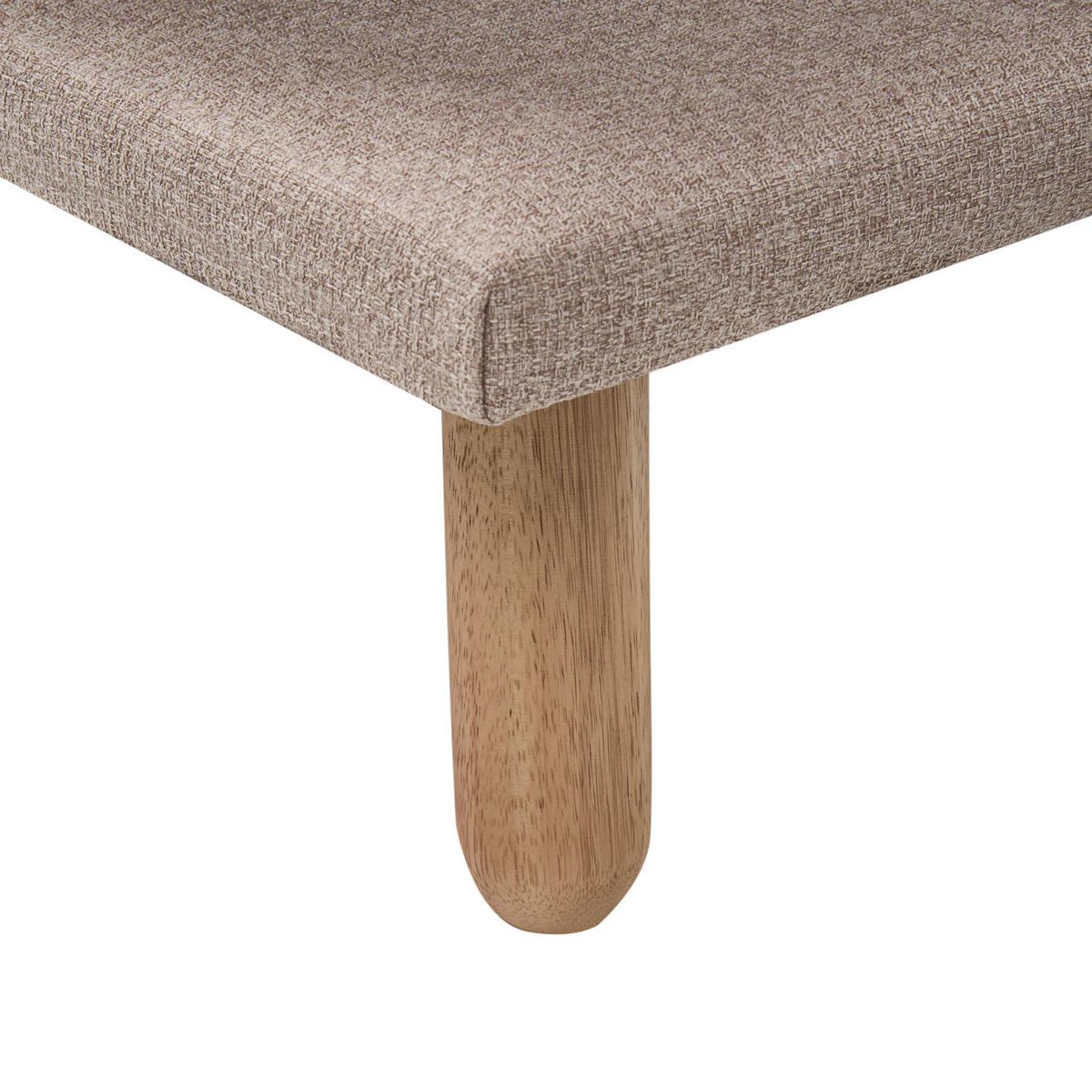 CHAISELONGUE Stoff Beige Alsten - Beige/Braun, Textil (163/80/75cm) - Beliani
