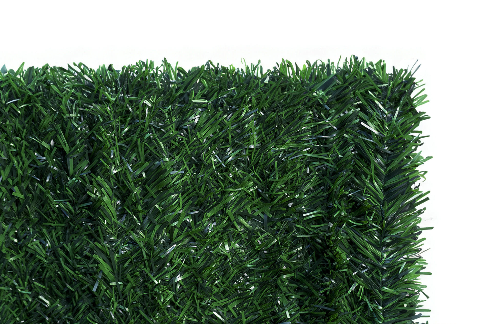 KÜNSTLICHE HECKE Pico 10m H.180cm PVC 129 Stränge - Grün, Kunststoff (180/1000cm) - Casanoov