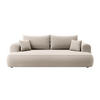 SCHLAFSOFA Ovo Hellbeige Velours - Beige, Textil (250/97/110cm) - Selsey