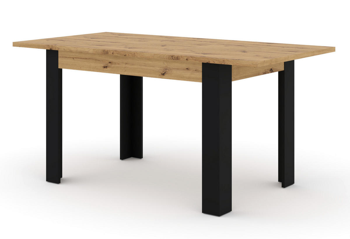 ESSTISCH Artisann 160/76/80 - Eiche Artisan, Holzwerkstoff (80/160/76cm) - RAUMHIRSCH FURNITURE