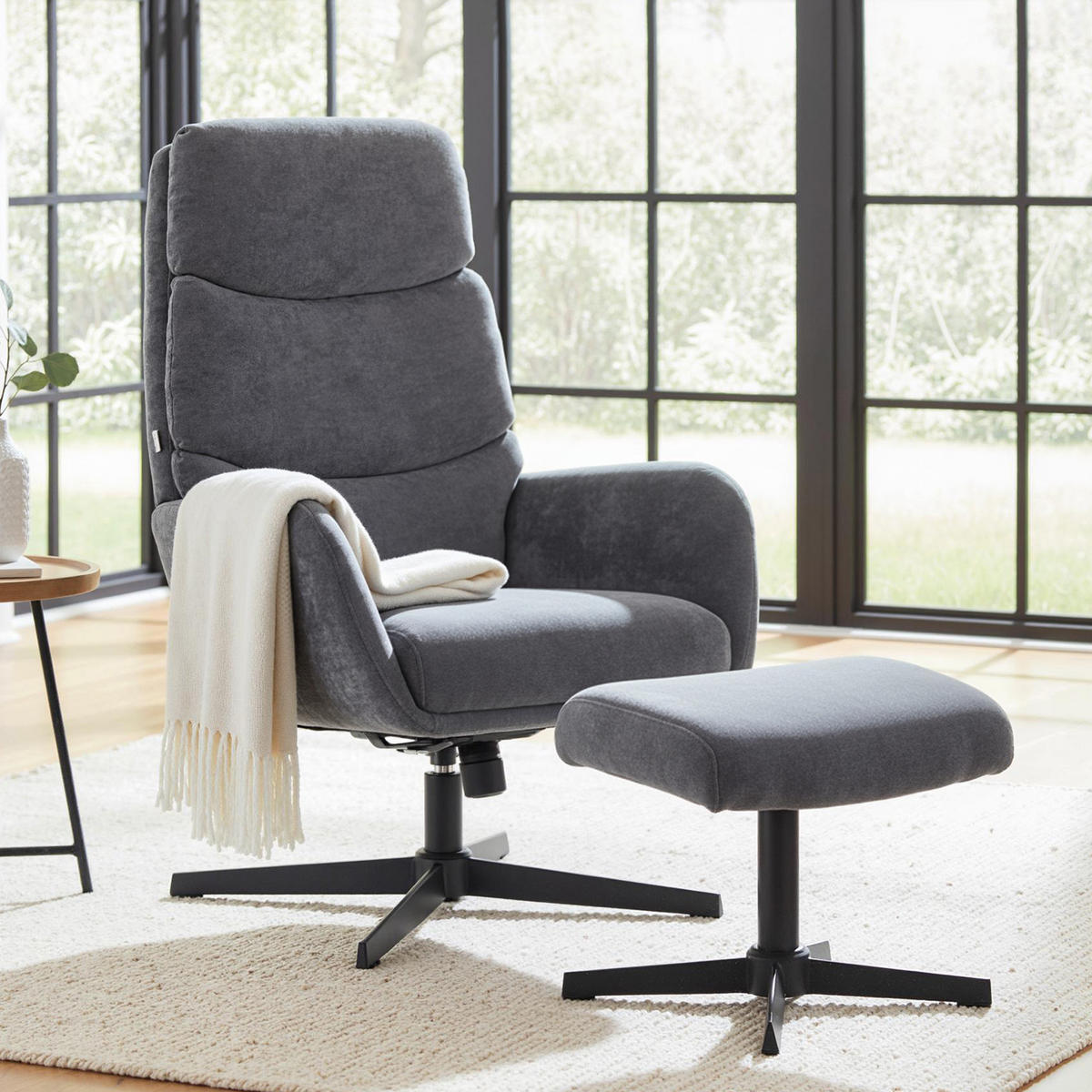 SESSEL Grau 75.0/66.0/99.0cm - Grau, Textil (66/99/75cm)
