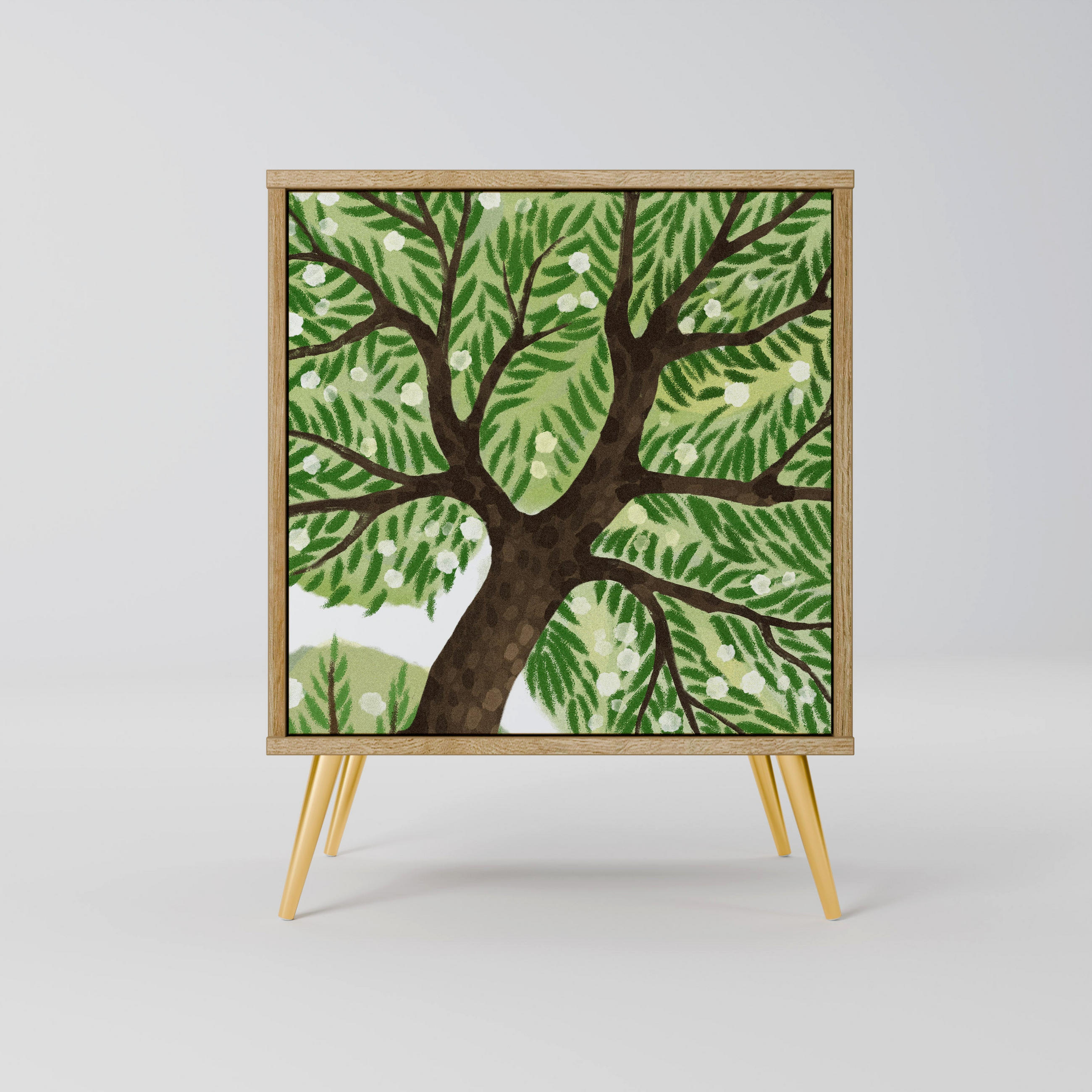 SpaceRebels Sideboard Eiche 57.5x75.5x42 cm