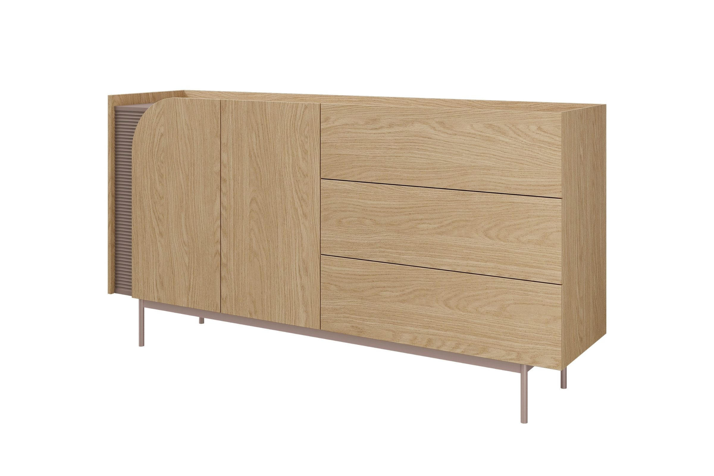Deine Möbel 24 Kommode Eiche 172x90x42 cm