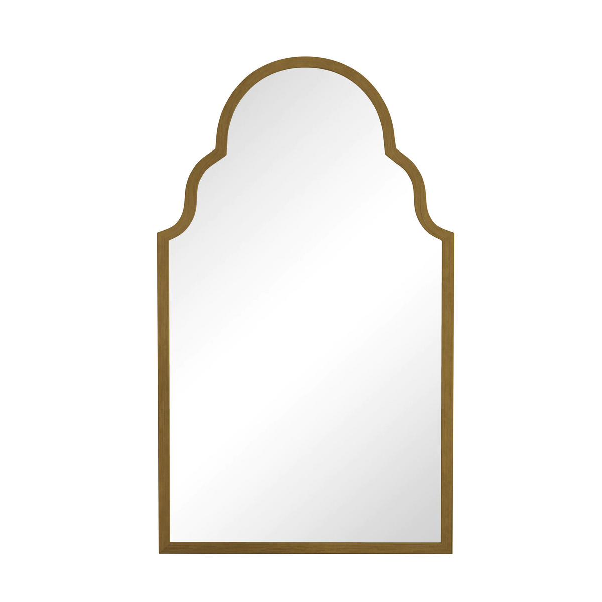 RECHTECKIGER Wandspiegel 61cmx3cmx101cm Bronze Metallrahmen Für Badezimmer, Wohnzimmer, Schlafzimmer - Bronzefarben, Glas (3/101/61cm) - Modfu