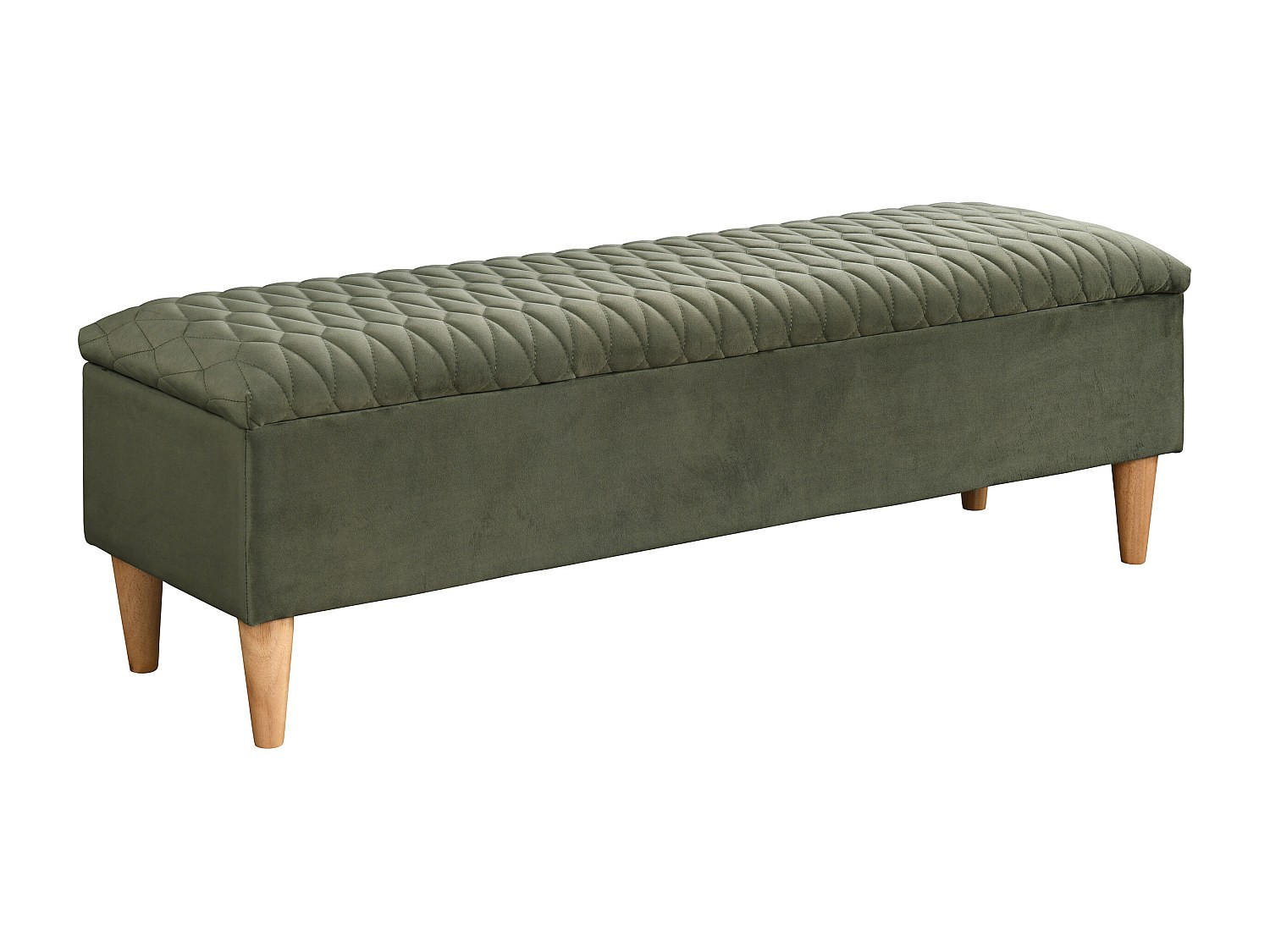 Vente-Unique Sitzbank Grün 130x44.5x40 cm