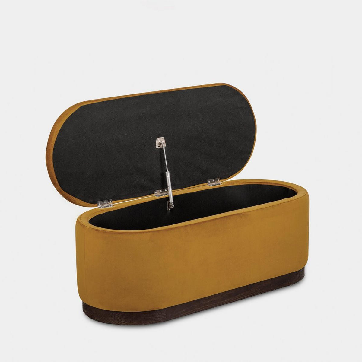 BANK Isola Senf / Gelb 100 cm x 40 cm - Dunkelgelb, Textil (100/40/40cm)