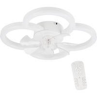 LED-DECKENLEUCHTE Ulvarn 50/50/14 cm - Weiß, Metall (50/50/14cm) - ZMH