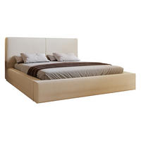 POLSTERBETT 180x200 Morin mit Bettkasten, Samt, Vanille - Beige, Holz/Textil (180/200cm) - Emporius