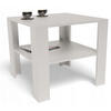 COUCHTISCH HOCH EX3 Weiß 68/68/60 cm - Weiß, Holzwerkstoff (68/68/60cm) - Matkam Möbel
