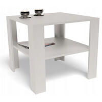 COUCHTISCH HOCH EX3 Weiß 68/68/60 cm - Weiß, Holzwerkstoff (68/68/60cm) - Matkam Möbel