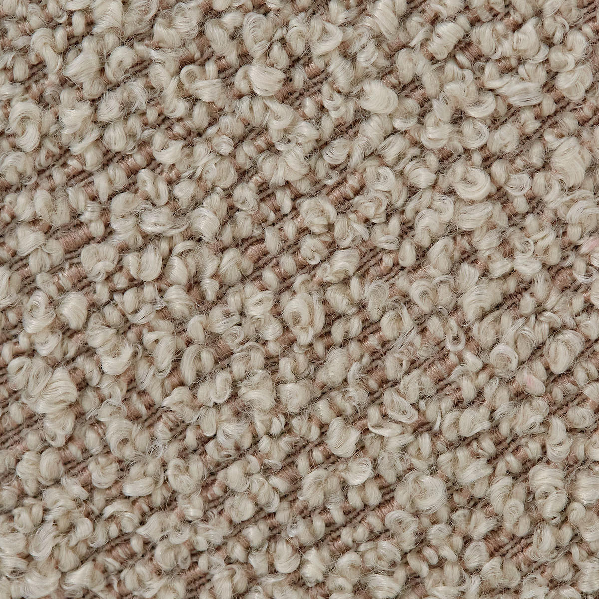 ARMLEHNENSTUHL in Bouclé 4 Stück Beige drehbar - Beige, Textil (59/90/60cm) - Homestyle4u
