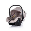 BABYSCHALE i-Size Aura schwarz hellbraun (40-85cm) Gruppe 0+, Griff verstellbar, Gurt - Braun, Kunststoff (39/47/50cm) - Chipolino