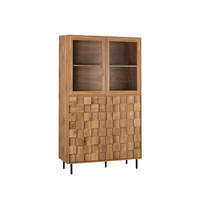 VITRINE Ivar Natürlich 108 cm x 180 cm - Naturfarben, Holzwerkstoff (108/180/40cm) - Klast Home