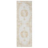 VINTAGE-LÄUFER George waschbar 80x240 cm - Gelb/Creme, Kunststoff (80/240cm) - benuta