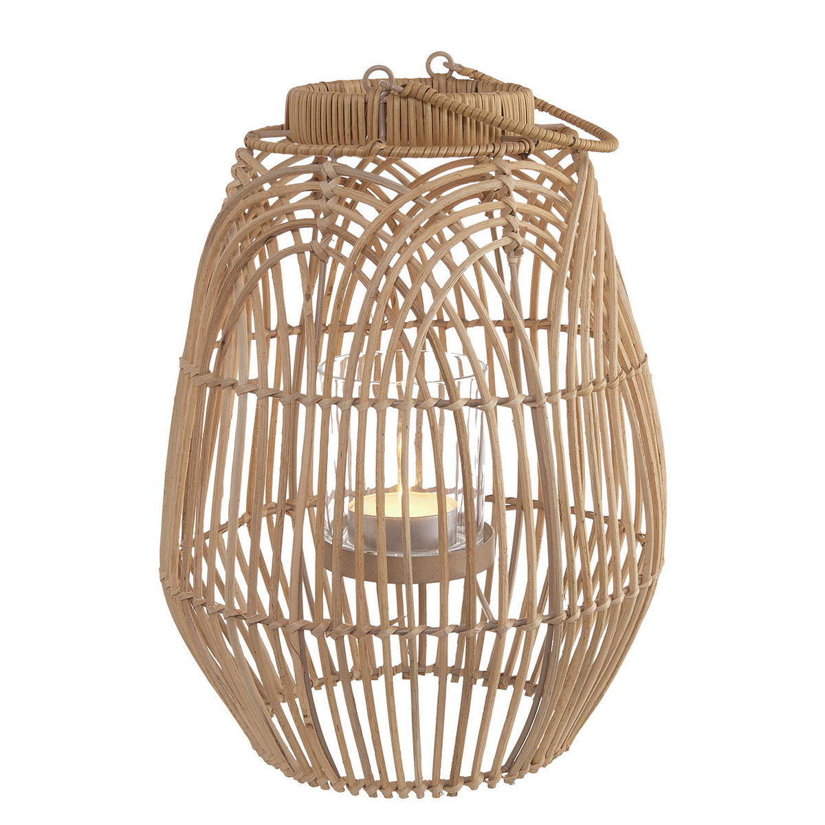 LATERNE Peaceful Home - Braun, Glas (29/46/29cm) - Butlers